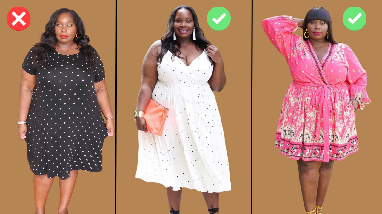 Best plus size hot sale dresses to hide stomach