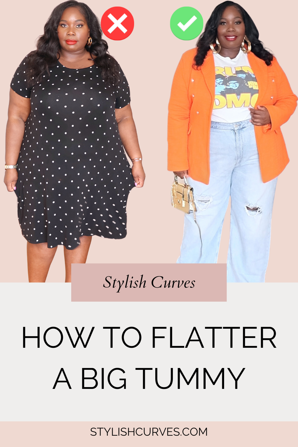 Tips On How To Hide A Tummy With Flattering Stylish Clothes