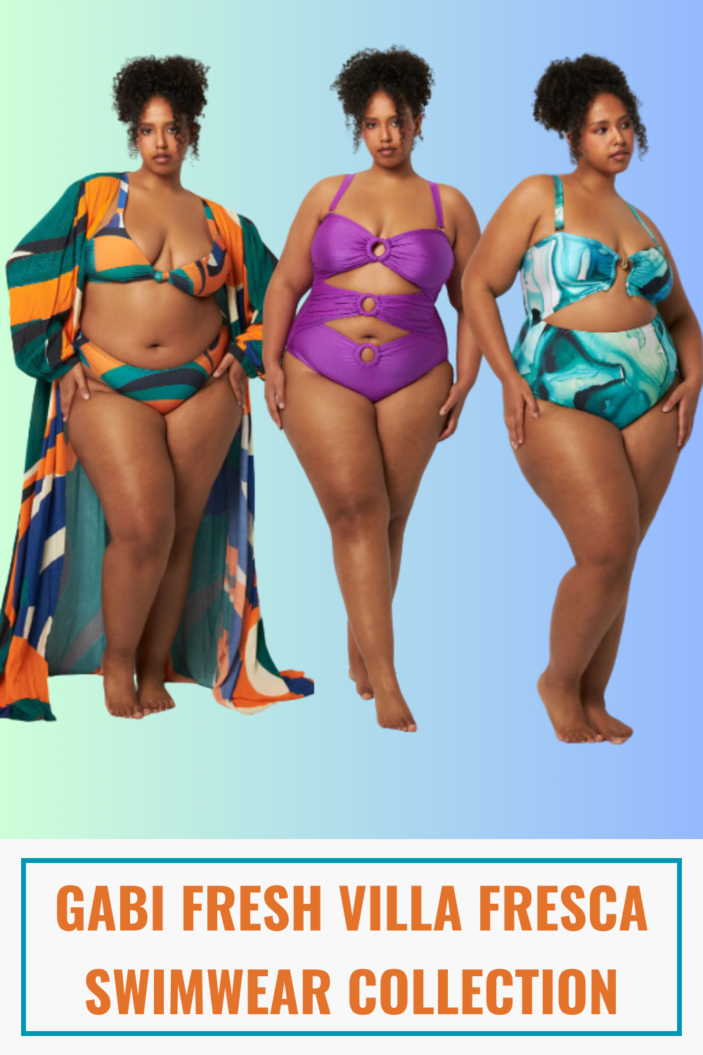 Plus Size Cute Tankini Set, Women's Plus Lemon & Striped Print Shirred Crop  Cami Top & Panty Swimsuit Two Piece Set