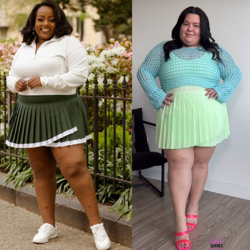 Summer Trend Alert: Plus Size Tennis Skirts & How To Style Them To Get The Tenniscore Look