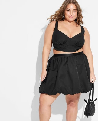 plus size bubble skirts