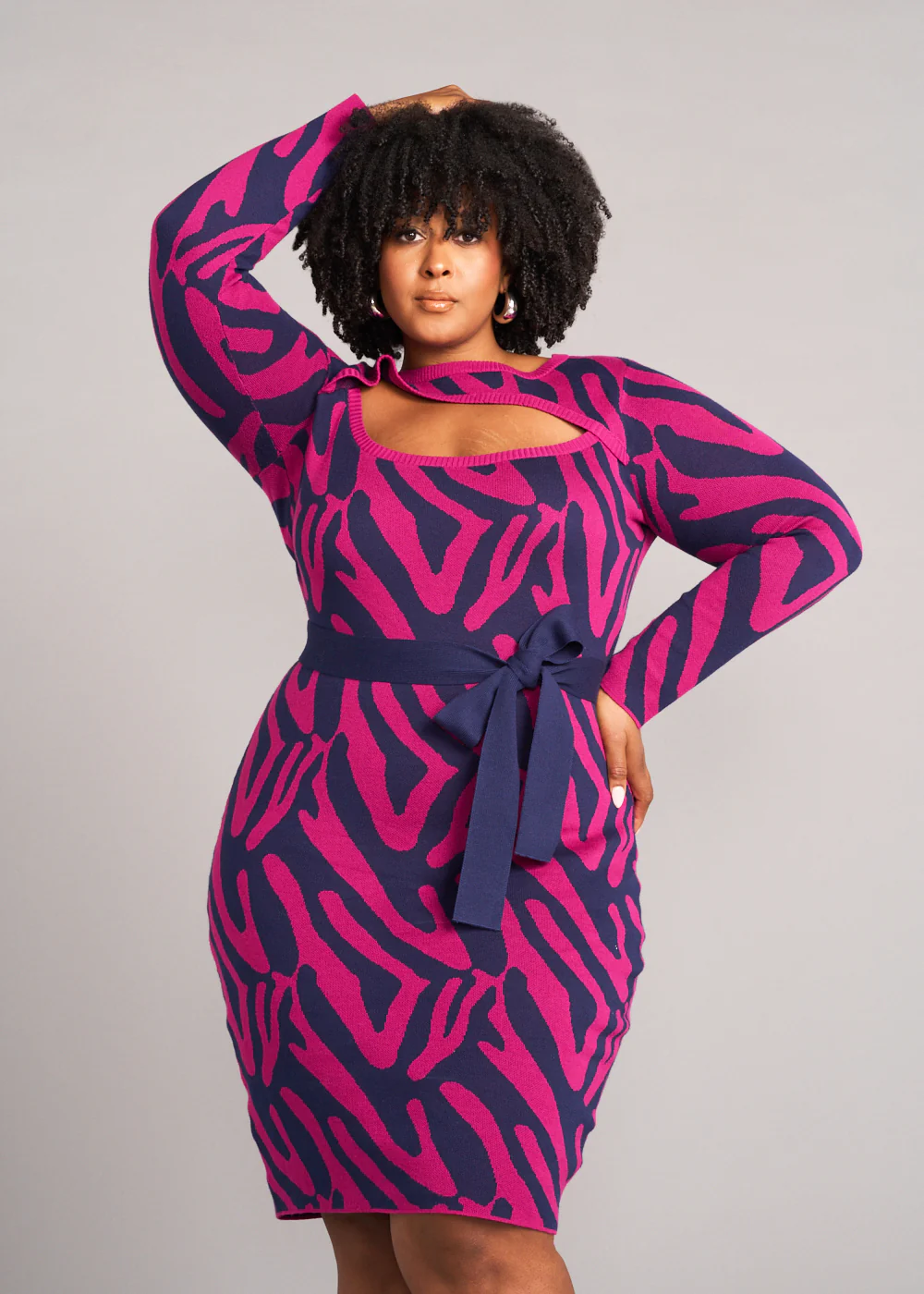 Plus size clothing brand spotlight on D'IYANU african inspired clothing brand