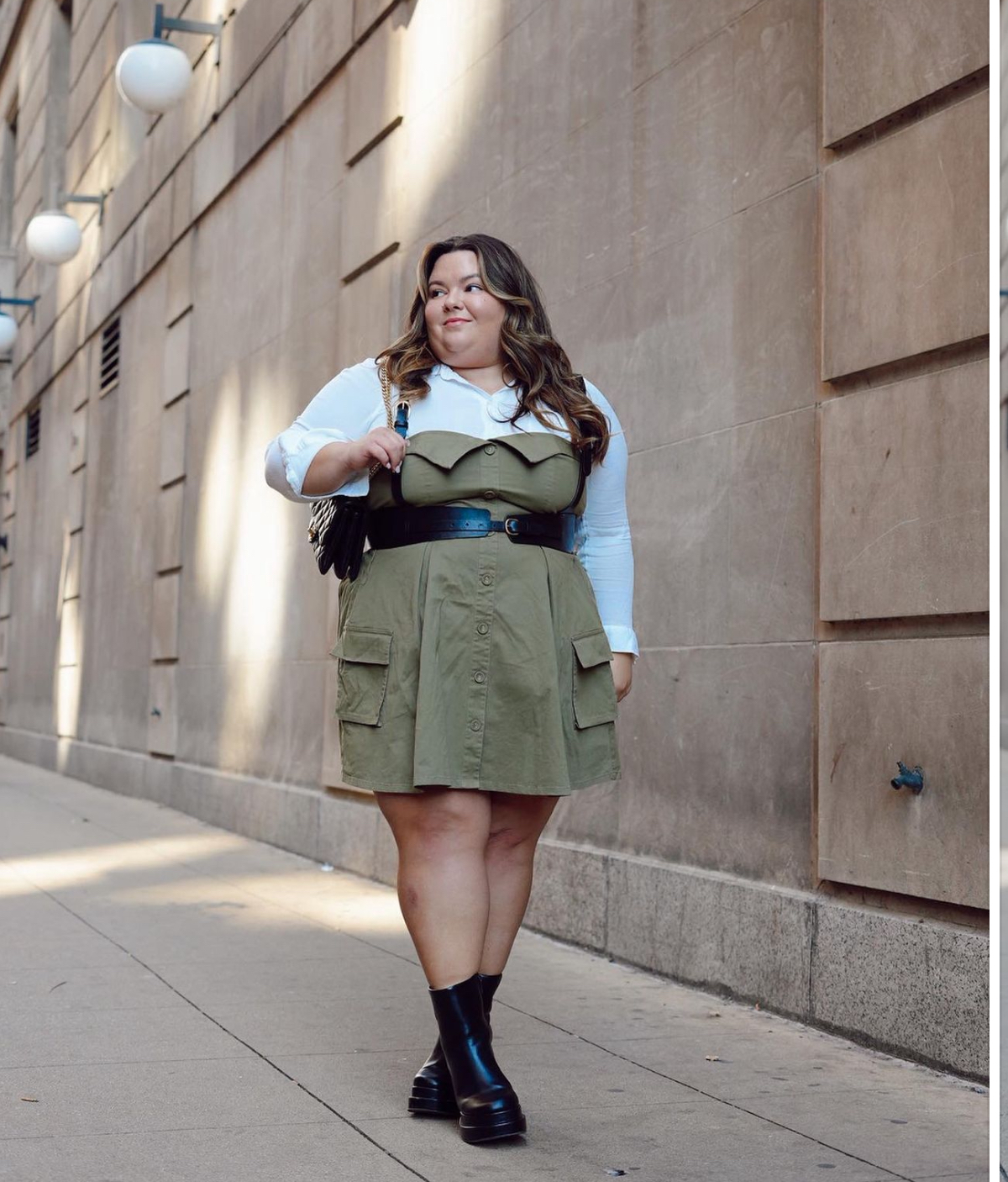 plus size apple shaped body outfits